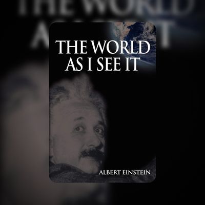 The World As I See It Book PDF